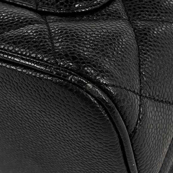 CHANEL Reissue Tote Handbag with Coco Mark, Caviar Skin, Black, A01804, Women's - Picture 6 of 12